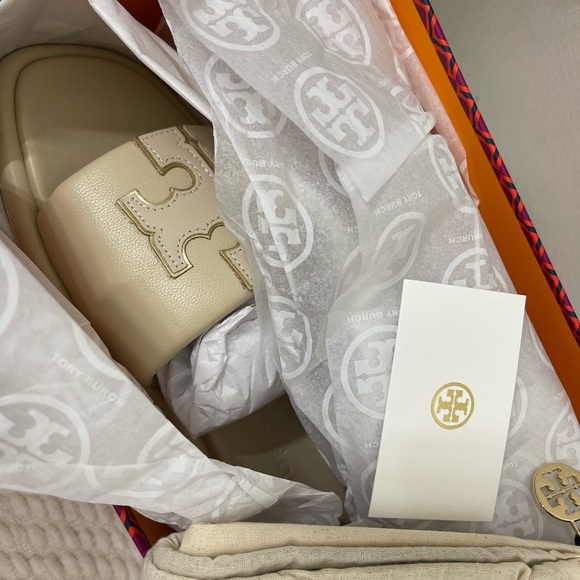 Brand New Tory Burch Double T Sport Slide! - Picture 4 of 8